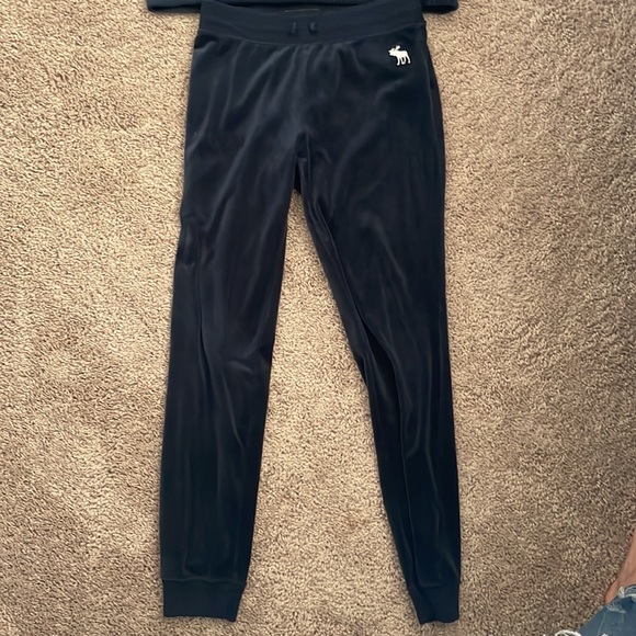 Size 15-16 Abercrombie Kids velour matching hoodie and pants - Picture 3 of 3